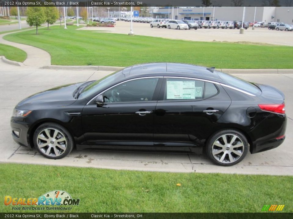 Ebony Black 2012 Kia Optima SX Photo #6