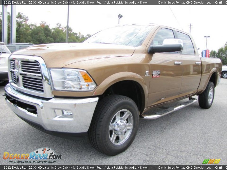 Saddle Brown Pearl 2012 Dodge Ram 2500 HD Laramie Crew Cab 4x4 Photo #3