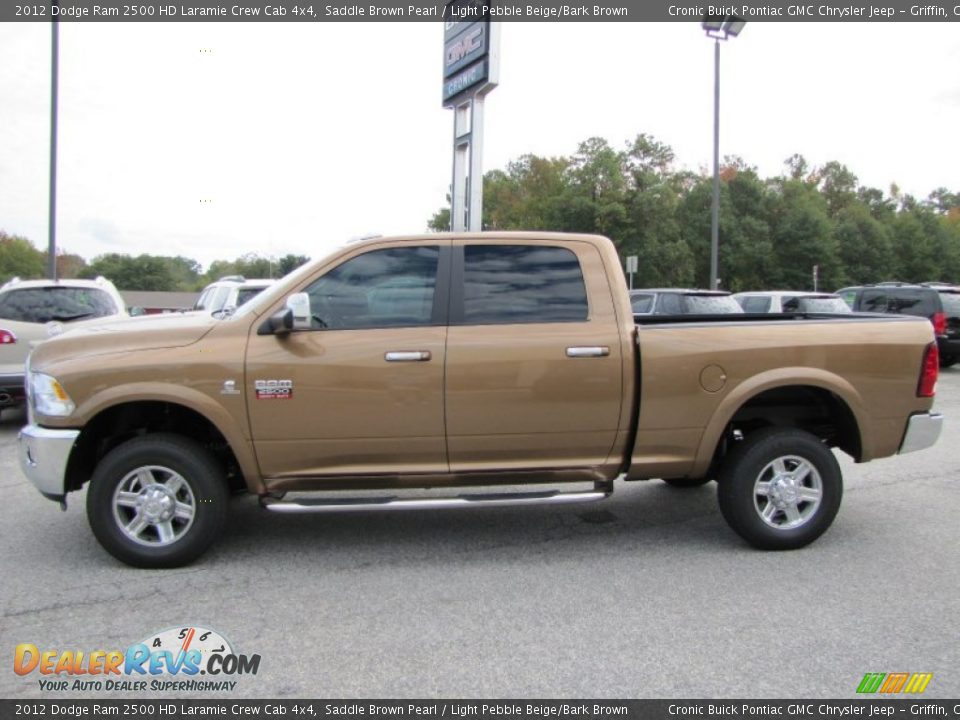 Saddle Brown Pearl 2012 Dodge Ram 2500 HD Laramie Crew Cab 4x4 Photo #4
