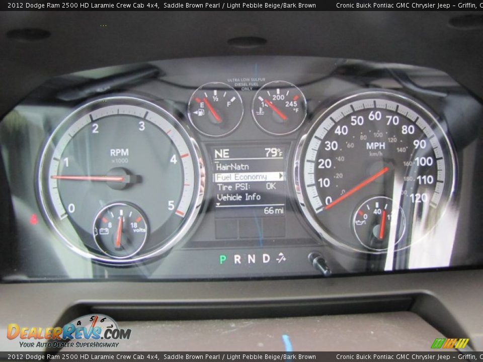 2012 Dodge Ram 2500 HD Laramie Crew Cab 4x4 Gauges Photo #18