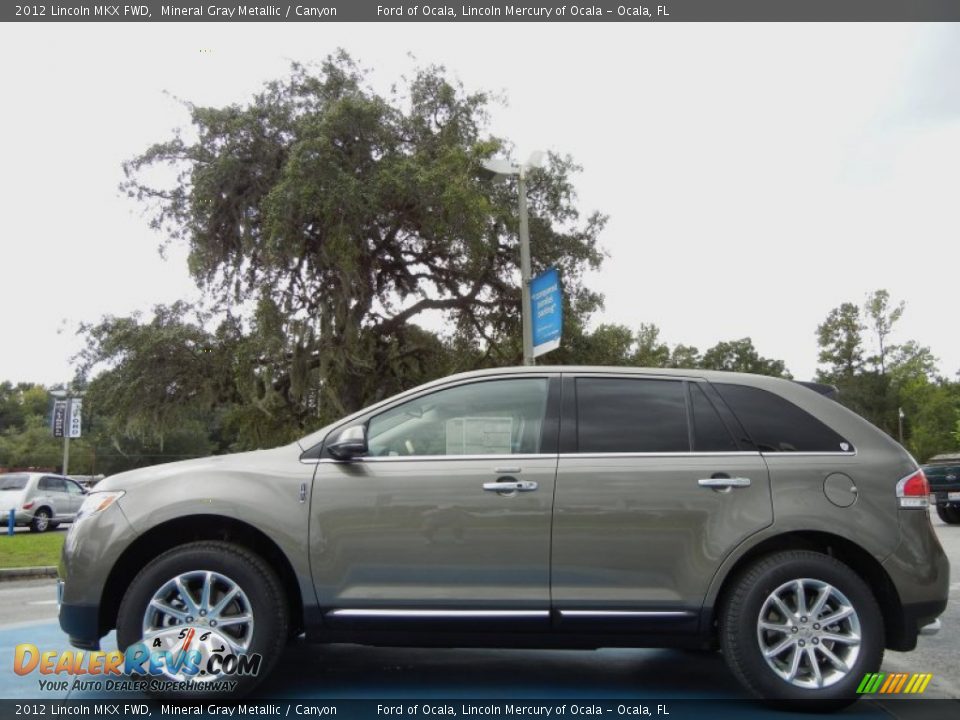 Mineral Gray Metallic 2012 Lincoln MKX FWD Photo #2