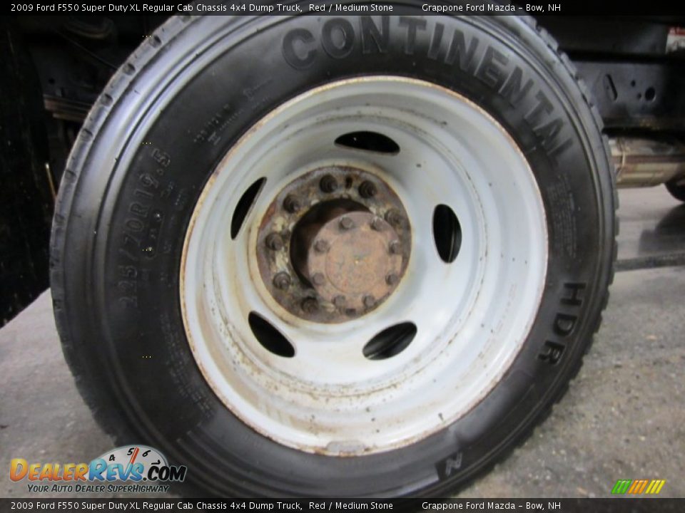 2009 Ford F550 Super Duty XL Regular Cab Chassis 4x4 Dump Truck Wheel Photo #13