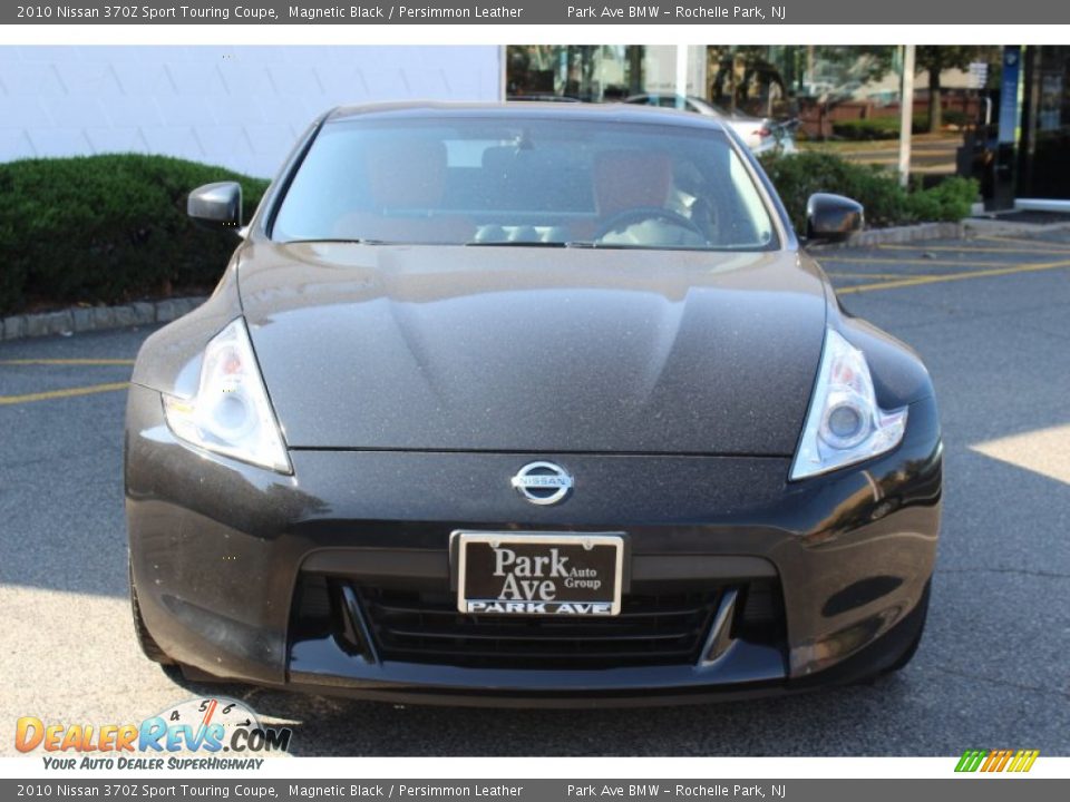 2010 Nissan 370Z Sport Touring Coupe Magnetic Black / Persimmon Leather Photo #2
