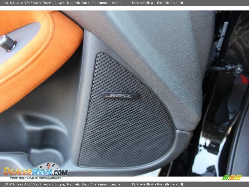 2010 Nissan 370Z Sport Touring Coupe Magnetic Black / Persimmon Leather Photo #10