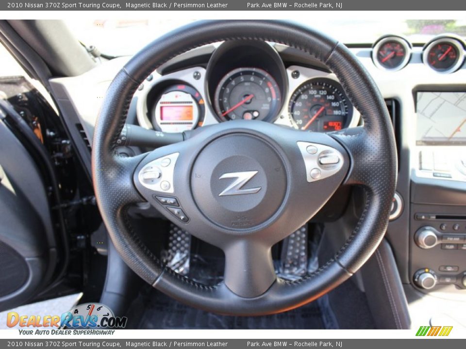 2010 Nissan 370Z Sport Touring Coupe Steering Wheel Photo #14