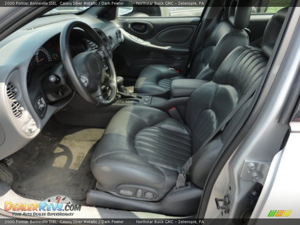 2000 Pontiac Bonneville SSEi Galaxy Silver Metallic / Dark Pewter Photo #10