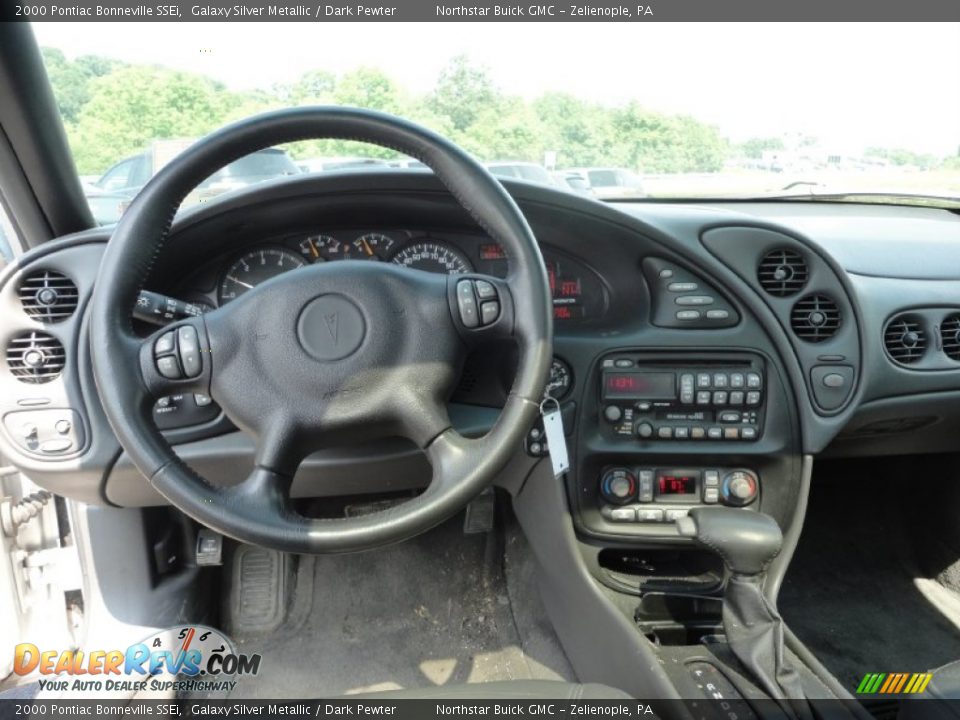 2000 Pontiac Bonneville SSEi Galaxy Silver Metallic / Dark Pewter Photo #12