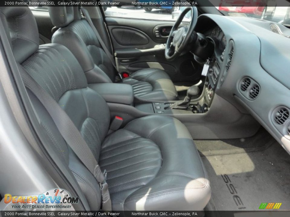 2000 Pontiac Bonneville SSEi Galaxy Silver Metallic / Dark Pewter Photo #17