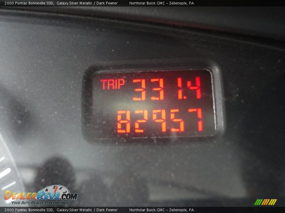 2000 Pontiac Bonneville SSEi Galaxy Silver Metallic / Dark Pewter Photo #19
