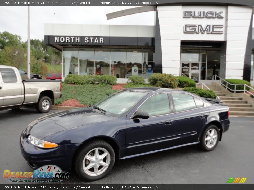 2004 Oldsmobile Alero GL1 Sedan Dark Blue / Neutral Photo #1