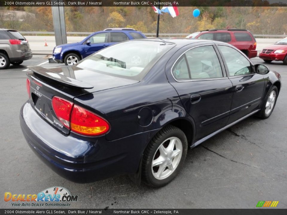 2004 Oldsmobile Alero GL1 Sedan Dark Blue / Neutral Photo #5