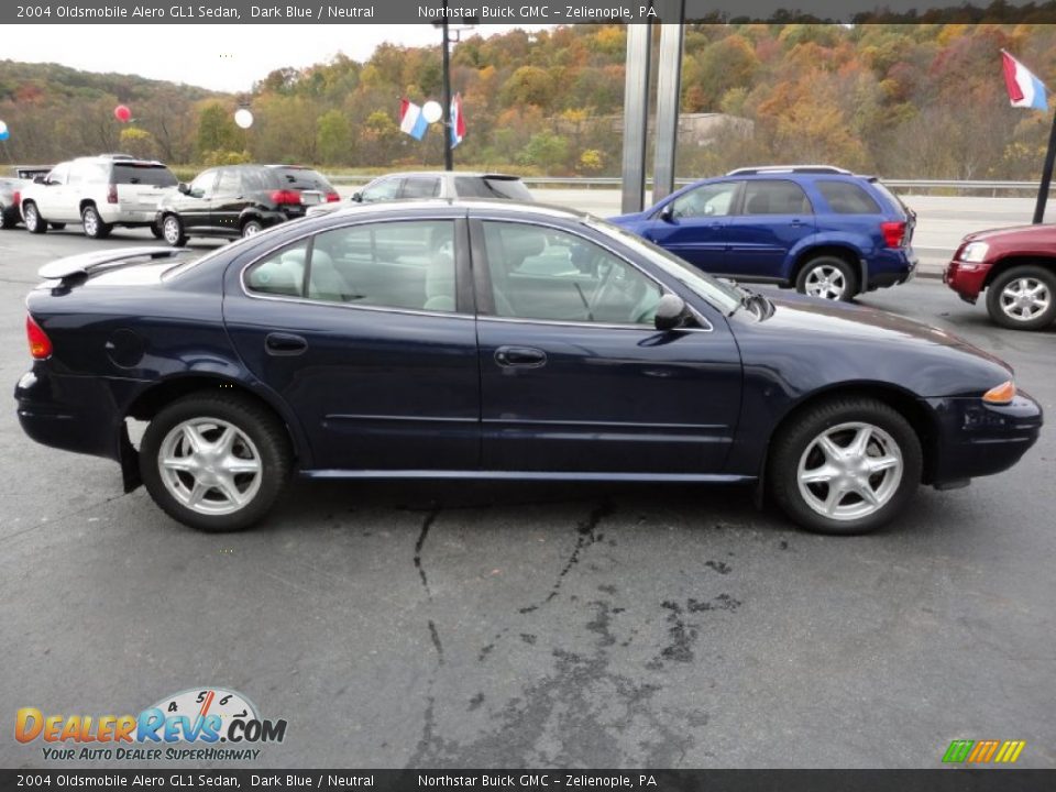 Dark Blue 2004 Oldsmobile Alero GL1 Sedan Photo #6