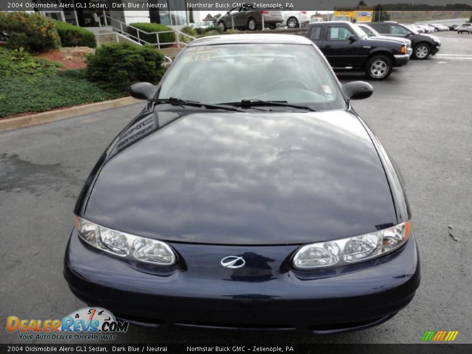 2004 Oldsmobile Alero GL1 Sedan Dark Blue / Neutral Photo #8