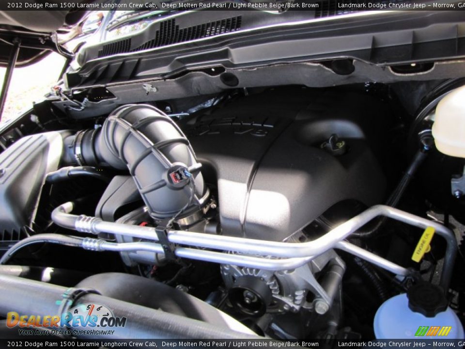 2012 Dodge Ram 1500 Laramie Longhorn Crew Cab 5.7 Liter HEMI OHV 16-Valve VVT MDS V8 Engine Photo #11