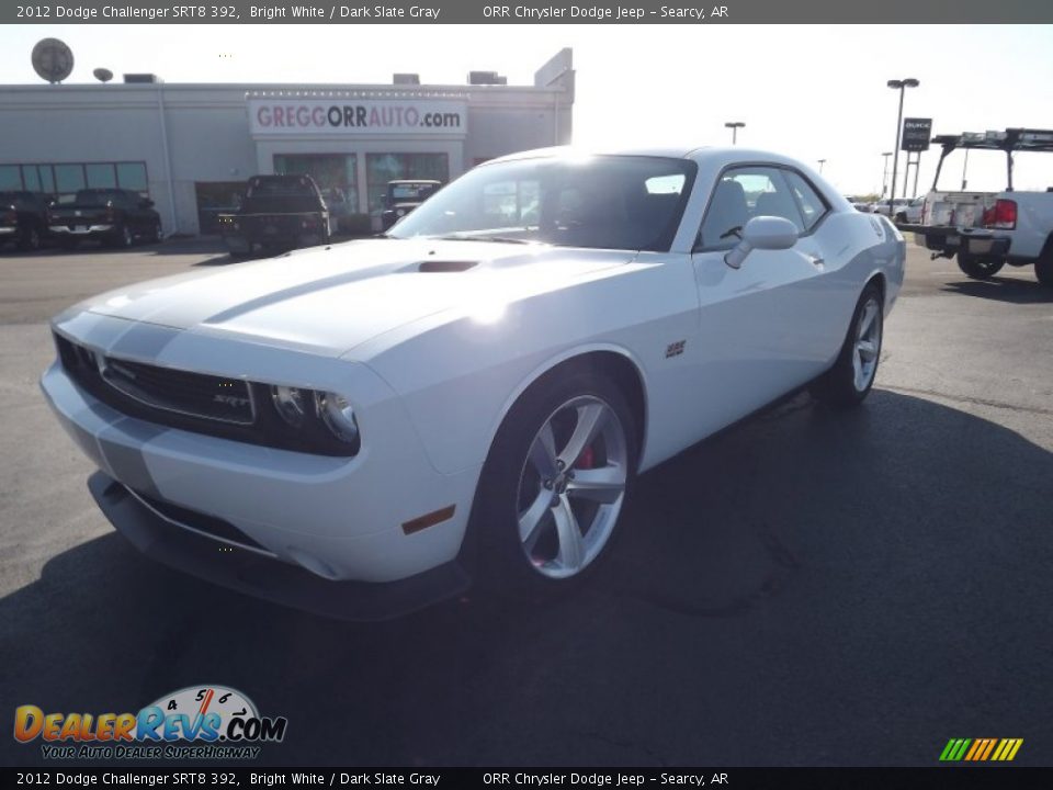 2012 Dodge Challenger SRT8 392 Bright White / Dark Slate Gray Photo #1