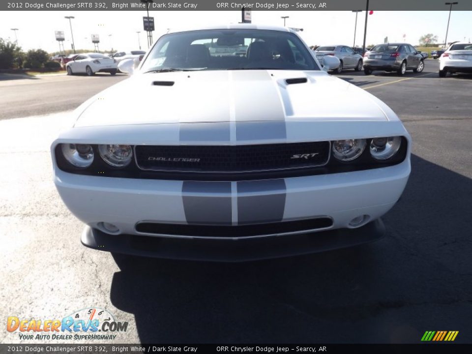 2012 Dodge Challenger SRT8 392 Bright White / Dark Slate Gray Photo #2