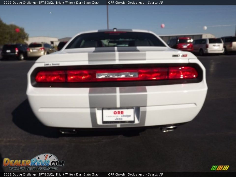 2012 Dodge Challenger SRT8 392 Bright White / Dark Slate Gray Photo #6