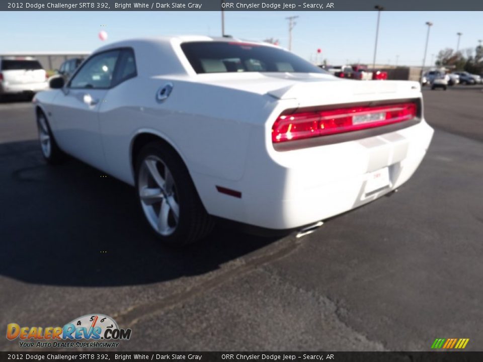 2012 Dodge Challenger SRT8 392 Bright White / Dark Slate Gray Photo #7