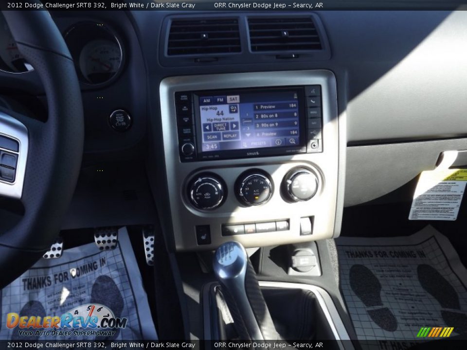 2012 Dodge Challenger SRT8 392 Bright White / Dark Slate Gray Photo #13