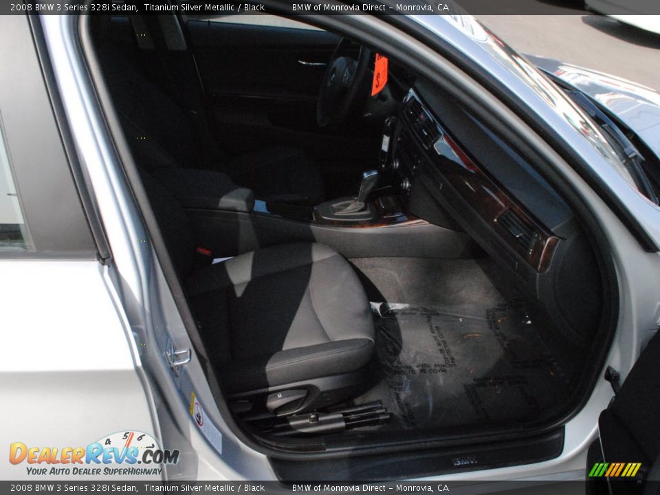 2008 BMW 3 Series 328i Sedan Titanium Silver Metallic / Black Photo #3