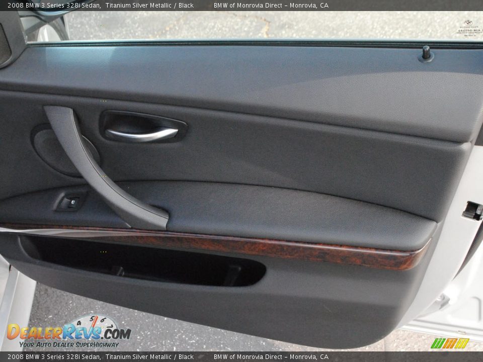2008 BMW 3 Series 328i Sedan Titanium Silver Metallic / Black Photo #4