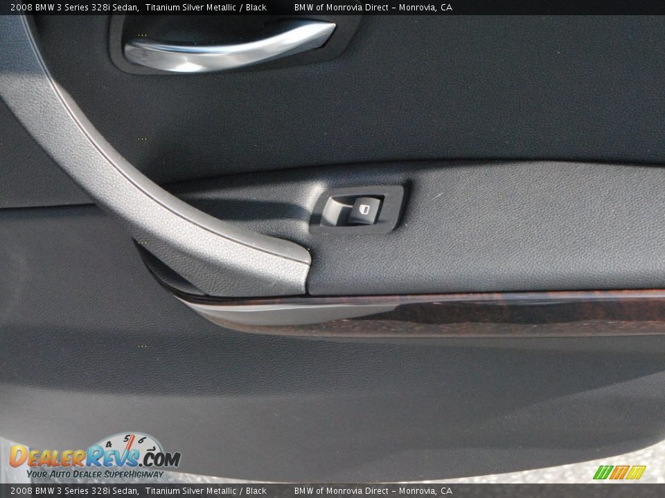 2008 BMW 3 Series 328i Sedan Titanium Silver Metallic / Black Photo #6