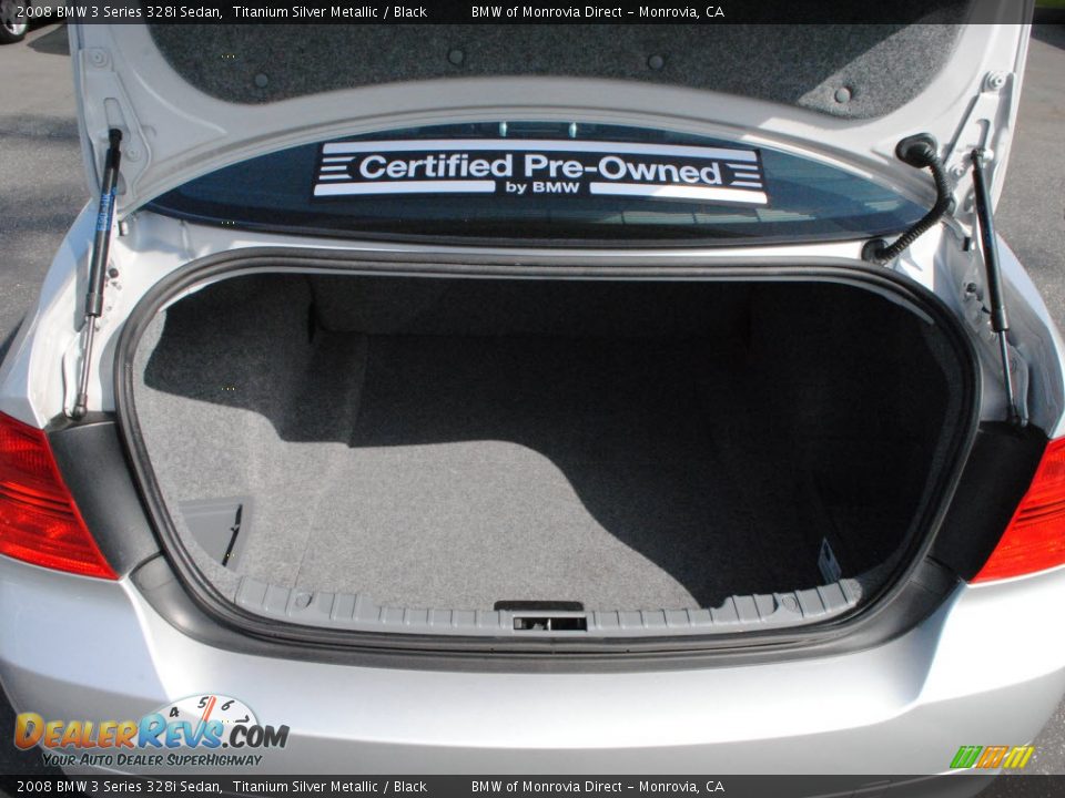 2008 BMW 3 Series 328i Sedan Titanium Silver Metallic / Black Photo #10
