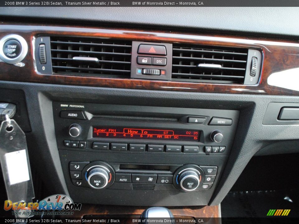 2008 BMW 3 Series 328i Sedan Titanium Silver Metallic / Black Photo #24