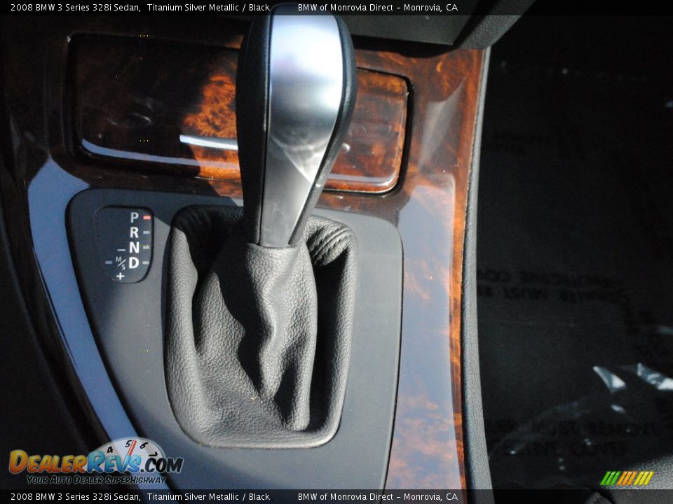 2008 BMW 3 Series 328i Sedan Titanium Silver Metallic / Black Photo #25