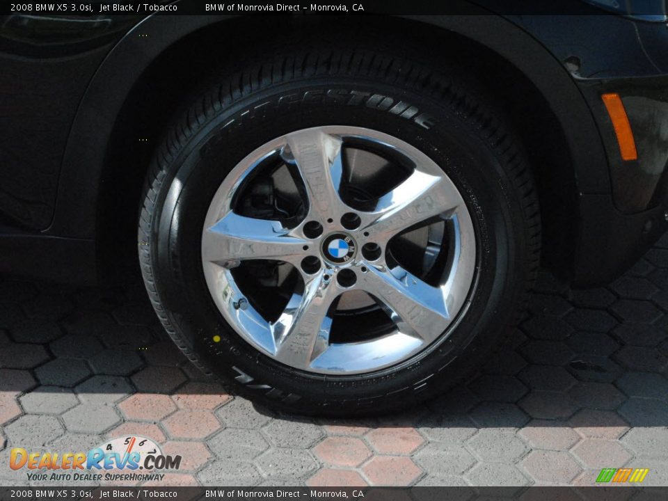 2008 BMW X5 3.0si Jet Black / Tobacco Photo #2