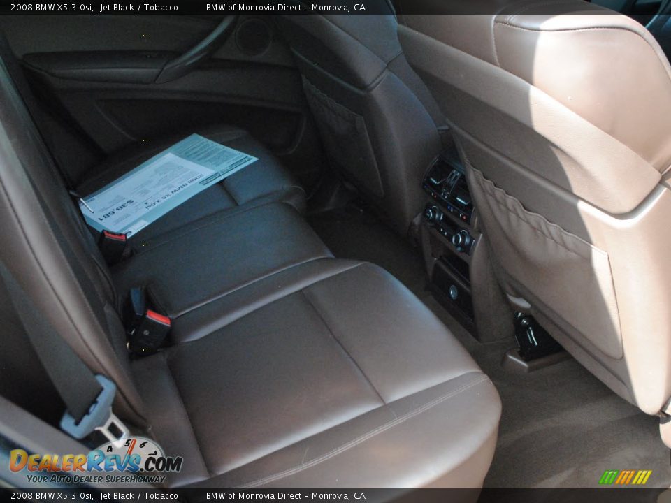2008 BMW X5 3.0si Jet Black / Tobacco Photo #5
