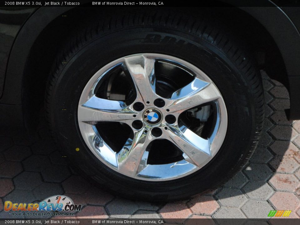 2008 BMW X5 3.0si Jet Black / Tobacco Photo #11