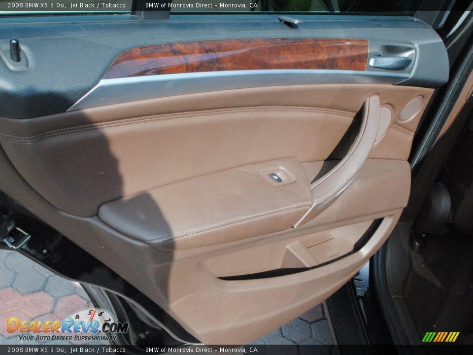 2008 BMW X5 3.0si Jet Black / Tobacco Photo #13