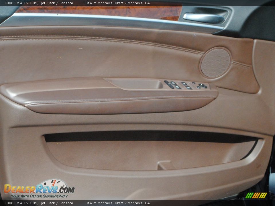 2008 BMW X5 3.0si Jet Black / Tobacco Photo #16
