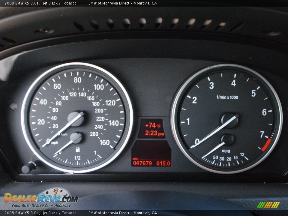 2008 BMW X5 3.0si Gauges Photo #18