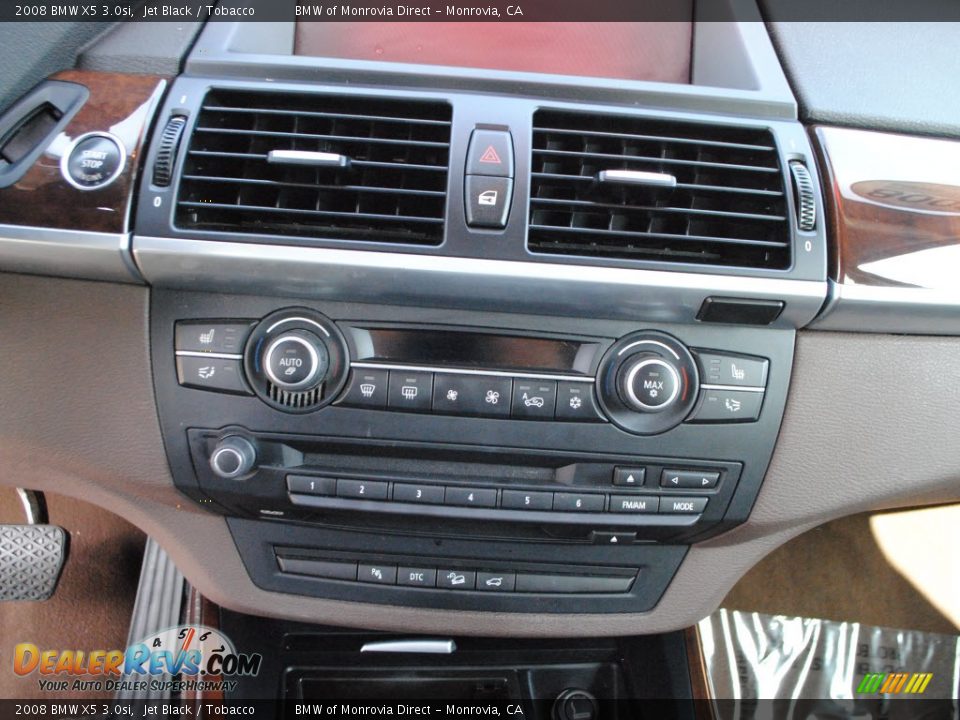 2008 BMW X5 3.0si Jet Black / Tobacco Photo #23