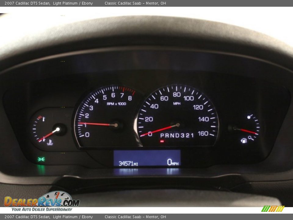 2007 Cadillac DTS Sedan Light Platinum / Ebony Photo #12