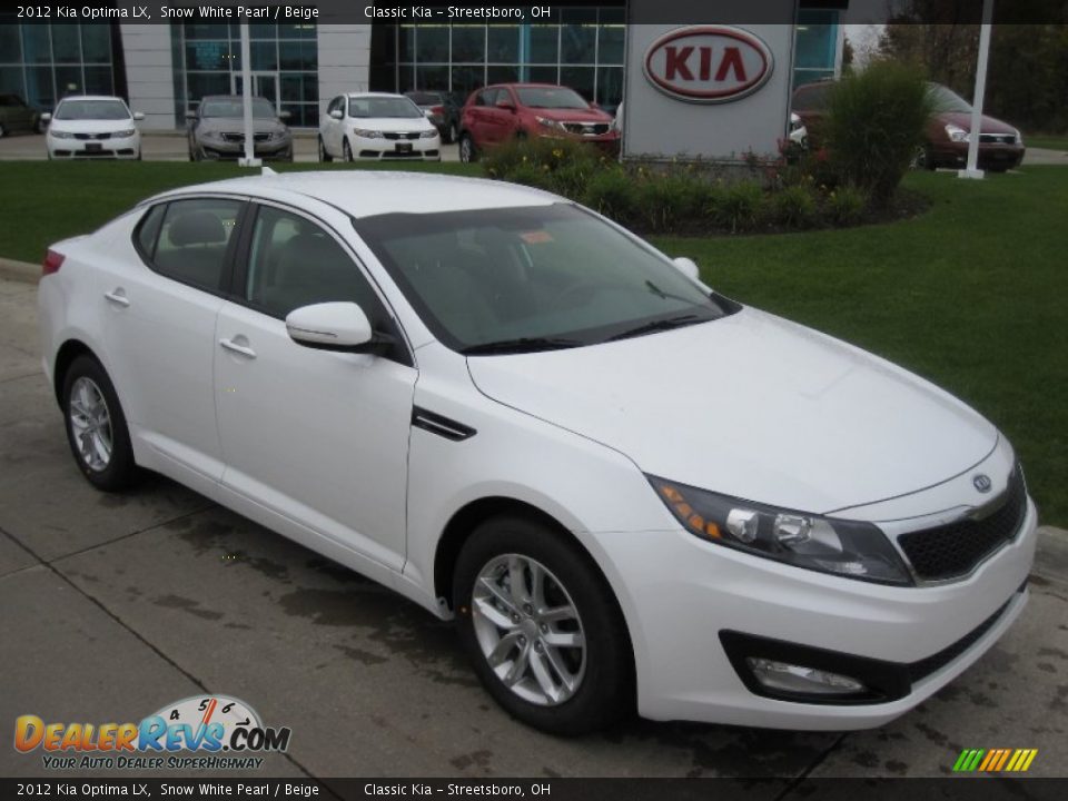 Snow White Pearl 2012 Kia Optima LX Photo #5