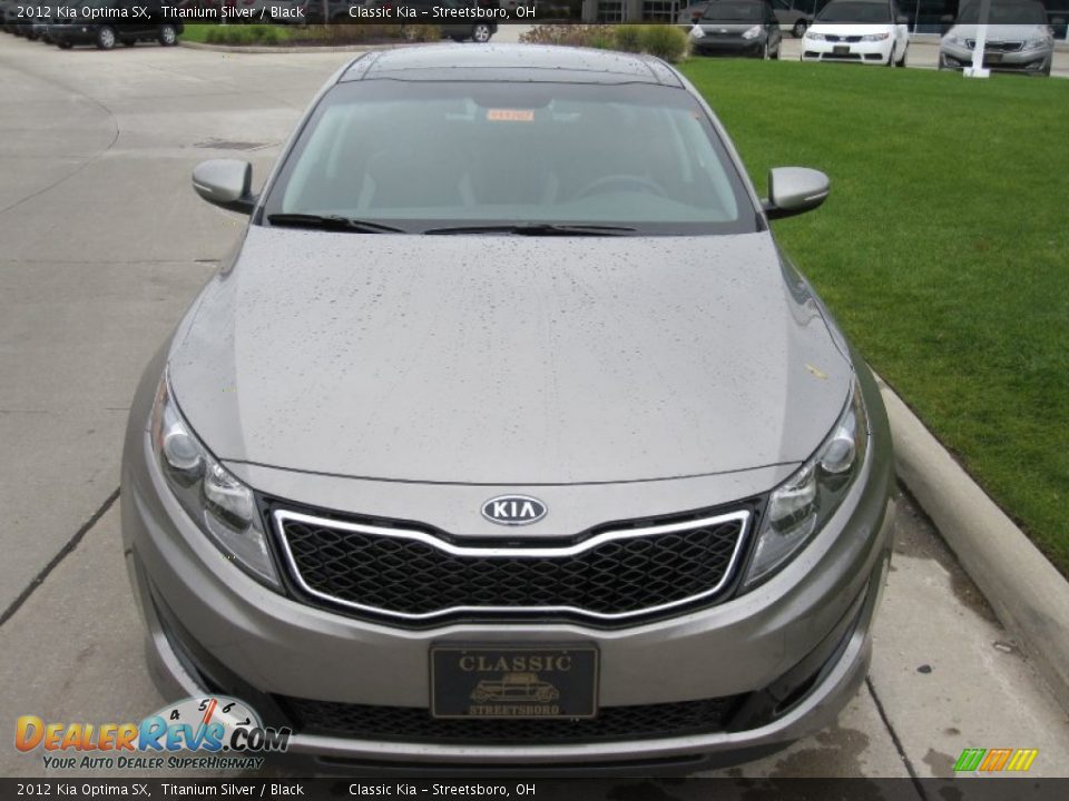 2012 Kia Optima SX Titanium Silver / Black Photo #2