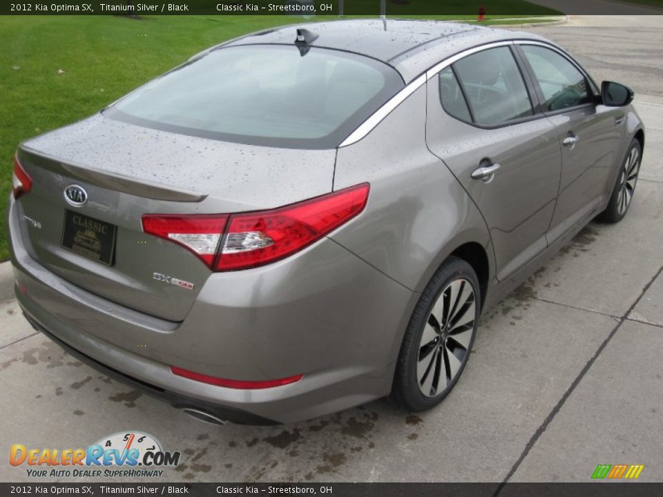 2012 Kia Optima SX Titanium Silver / Black Photo #4