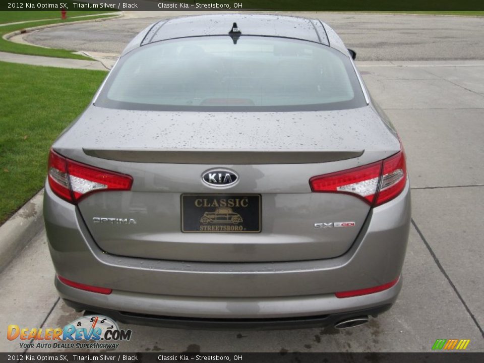 2012 Kia Optima SX Titanium Silver / Black Photo #5