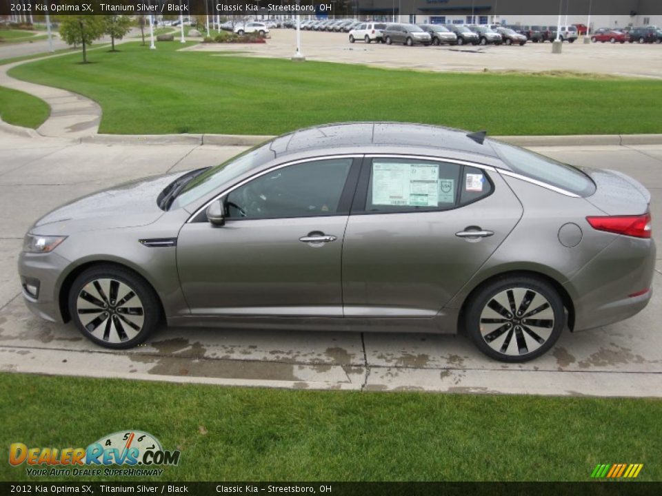 2012 Kia Optima SX Titanium Silver / Black Photo #6