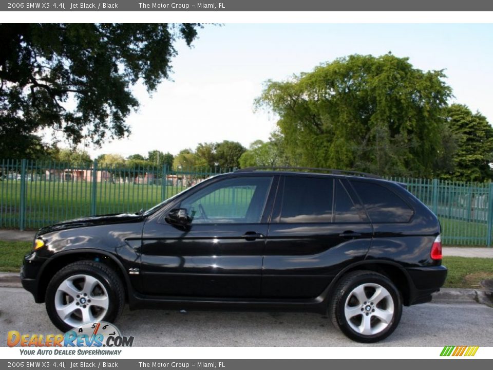 2006 BMW X5 4.4i Jet Black / Black Photo #3