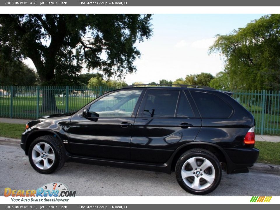 2006 BMW X5 4.4i Jet Black / Black Photo #4