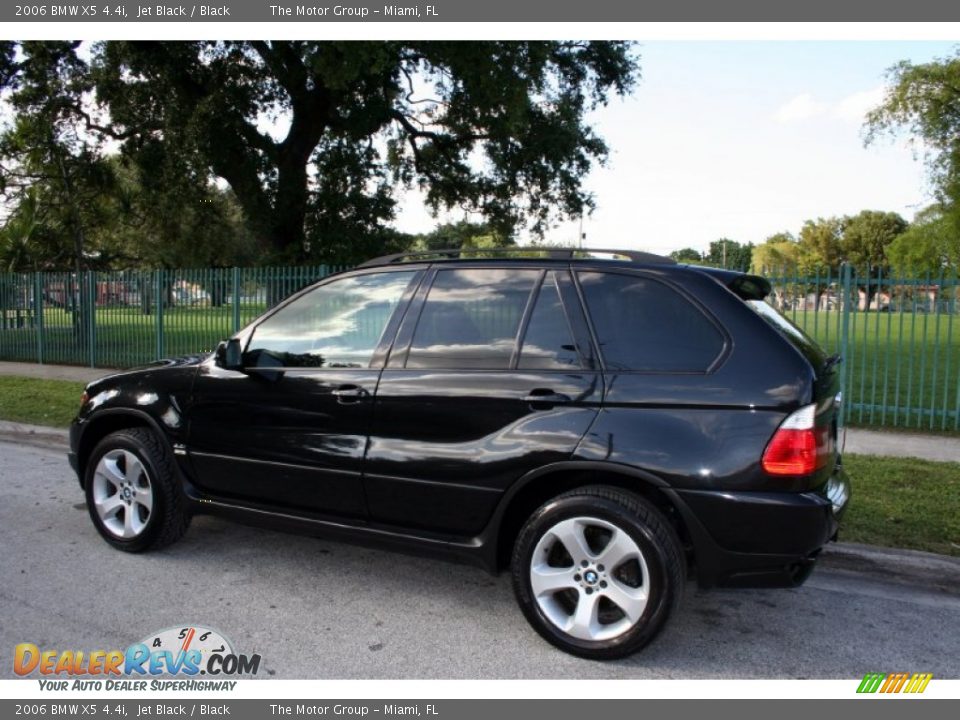 2006 BMW X5 4.4i Jet Black / Black Photo #5