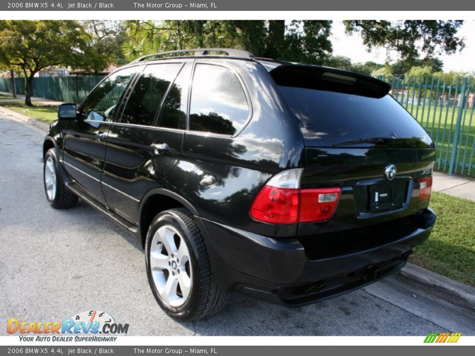 2006 BMW X5 4.4i Jet Black / Black Photo #8