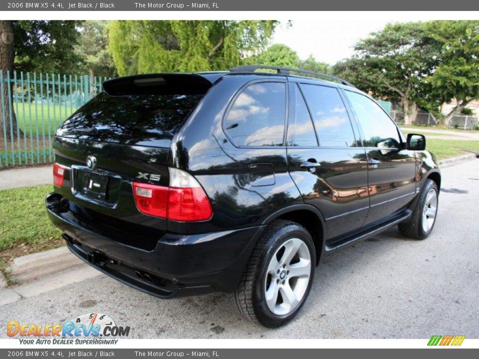 2006 BMW X5 4.4i Jet Black / Black Photo #9