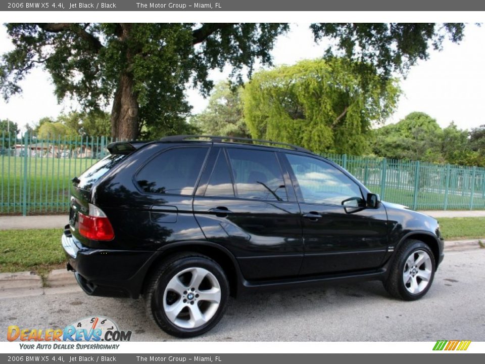 2006 BMW X5 4.4i Jet Black / Black Photo #10