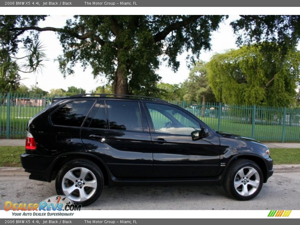 2006 BMW X5 4.4i Jet Black / Black Photo #11