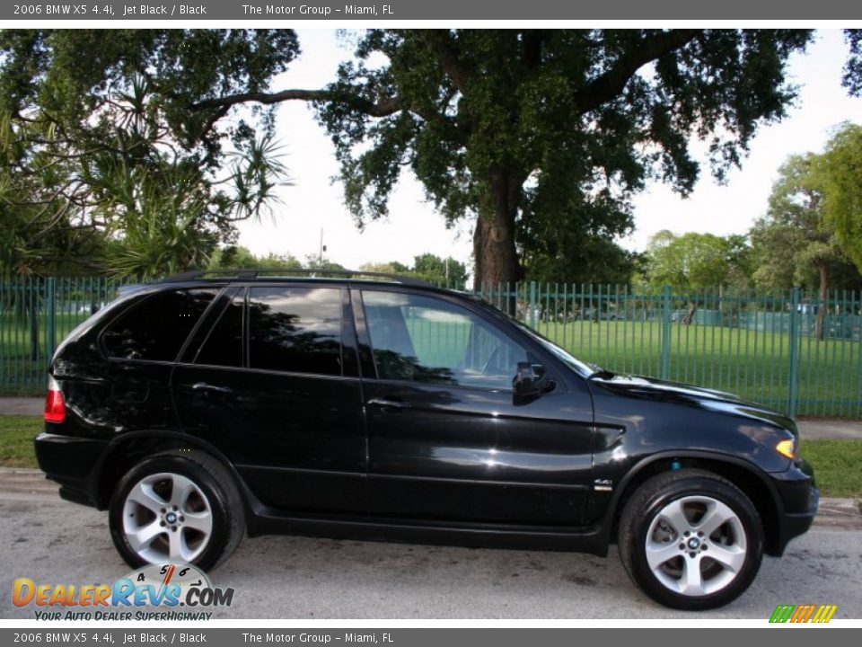 2006 BMW X5 4.4i Jet Black / Black Photo #12